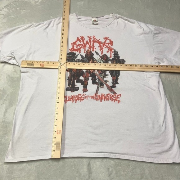 Vintage GWAR Scumdogs Of The Universe Shirt Mens 3XL Thrash Metal Band Merch Tee - Picture 9 of 9